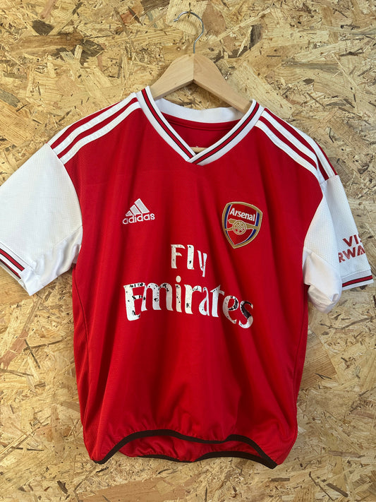 Cropped up-cycled football shirt L (14)