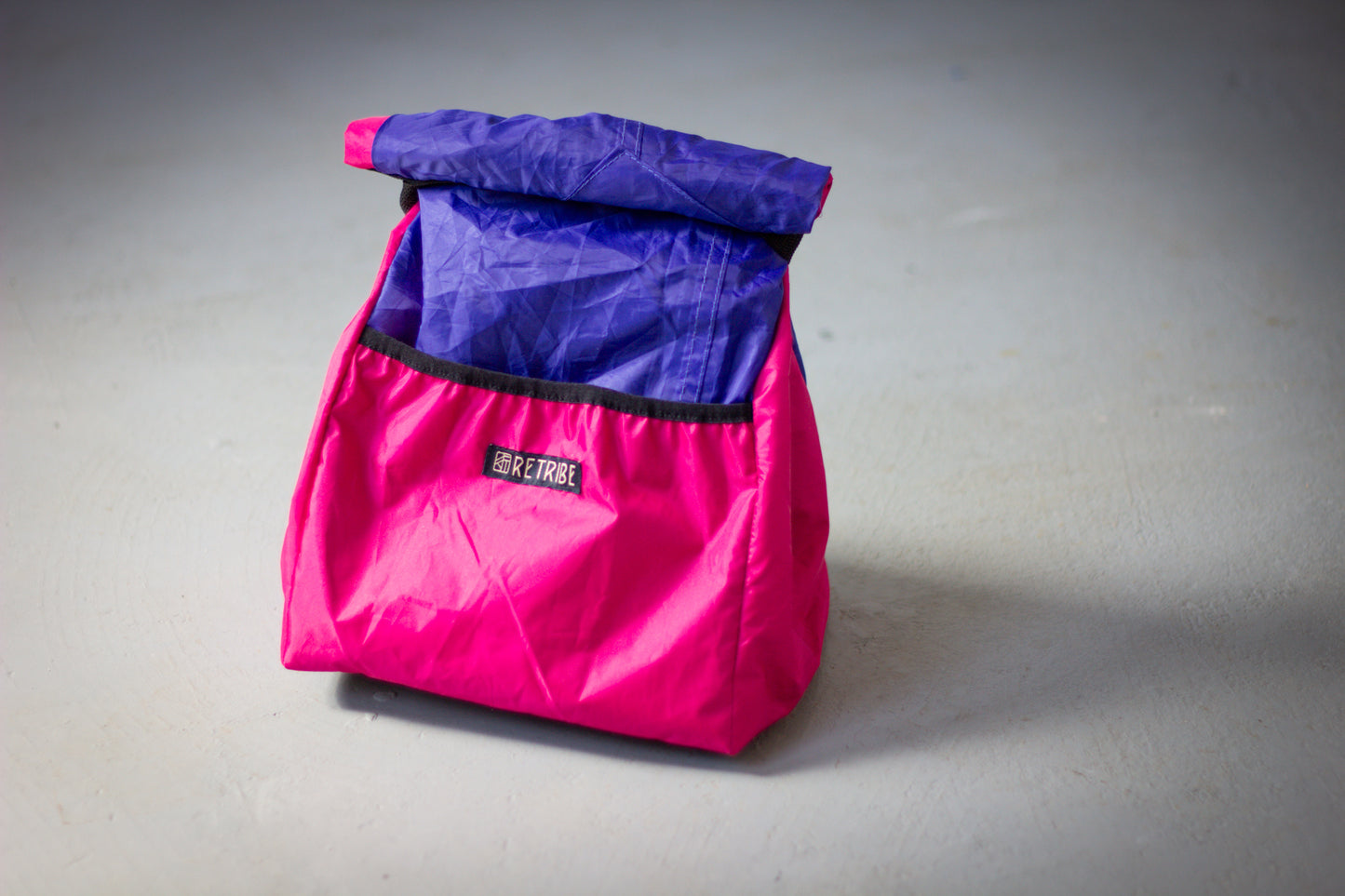 Circular Upcycled Lunch Bag - Pink & Purple