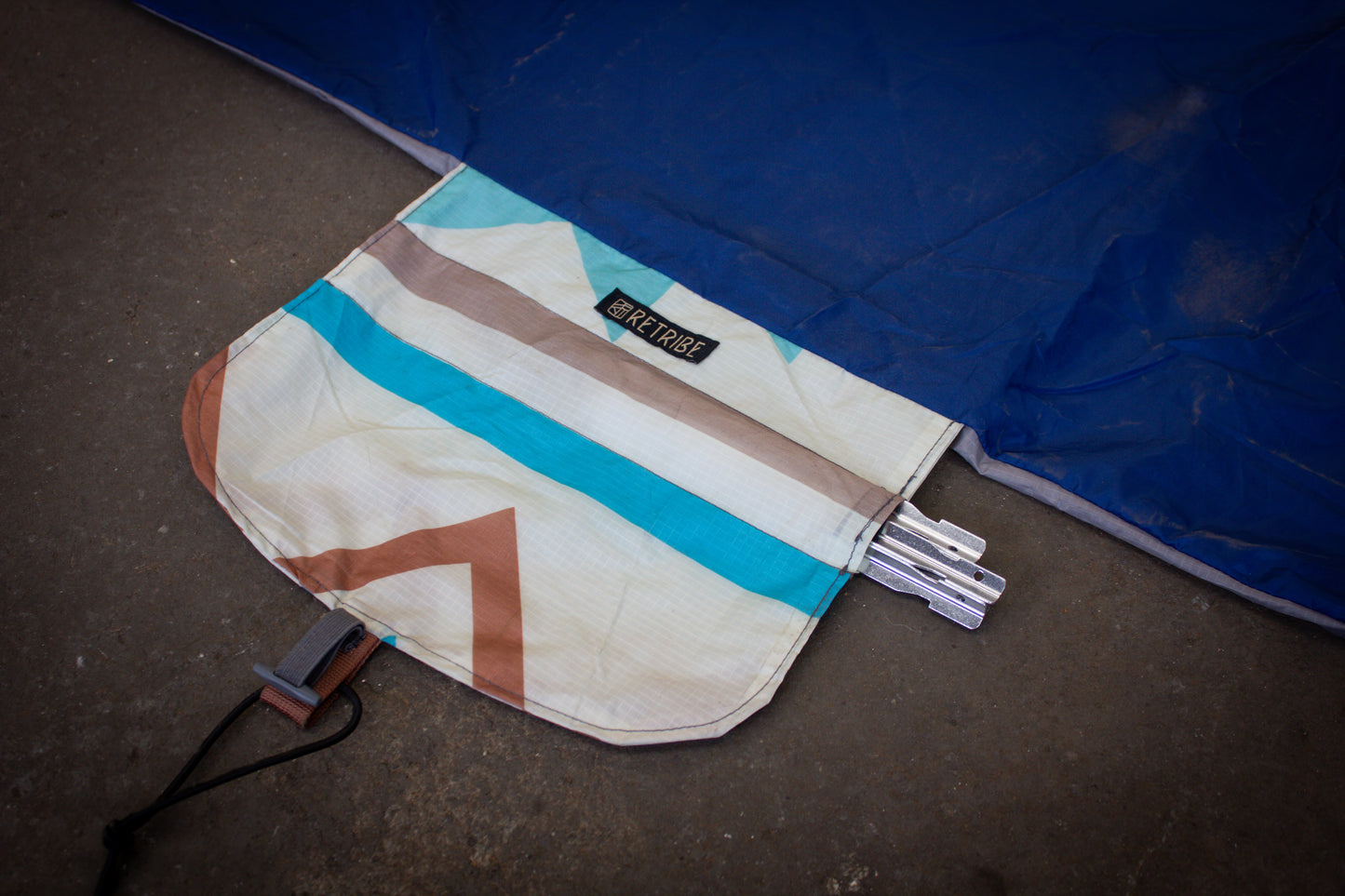 Deserted Upcycled Picnic blanket