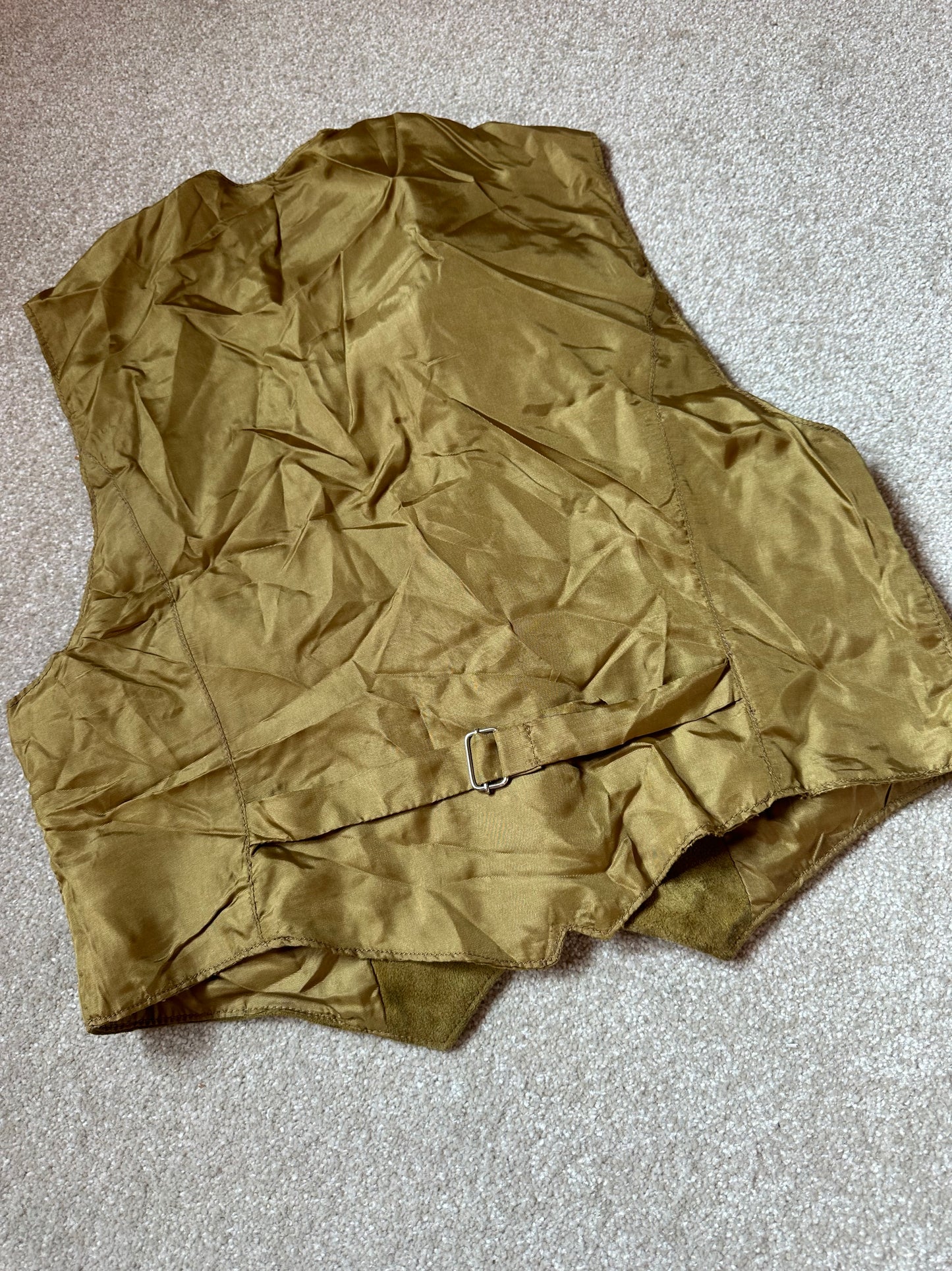 Vintage suade waist coat size S/M