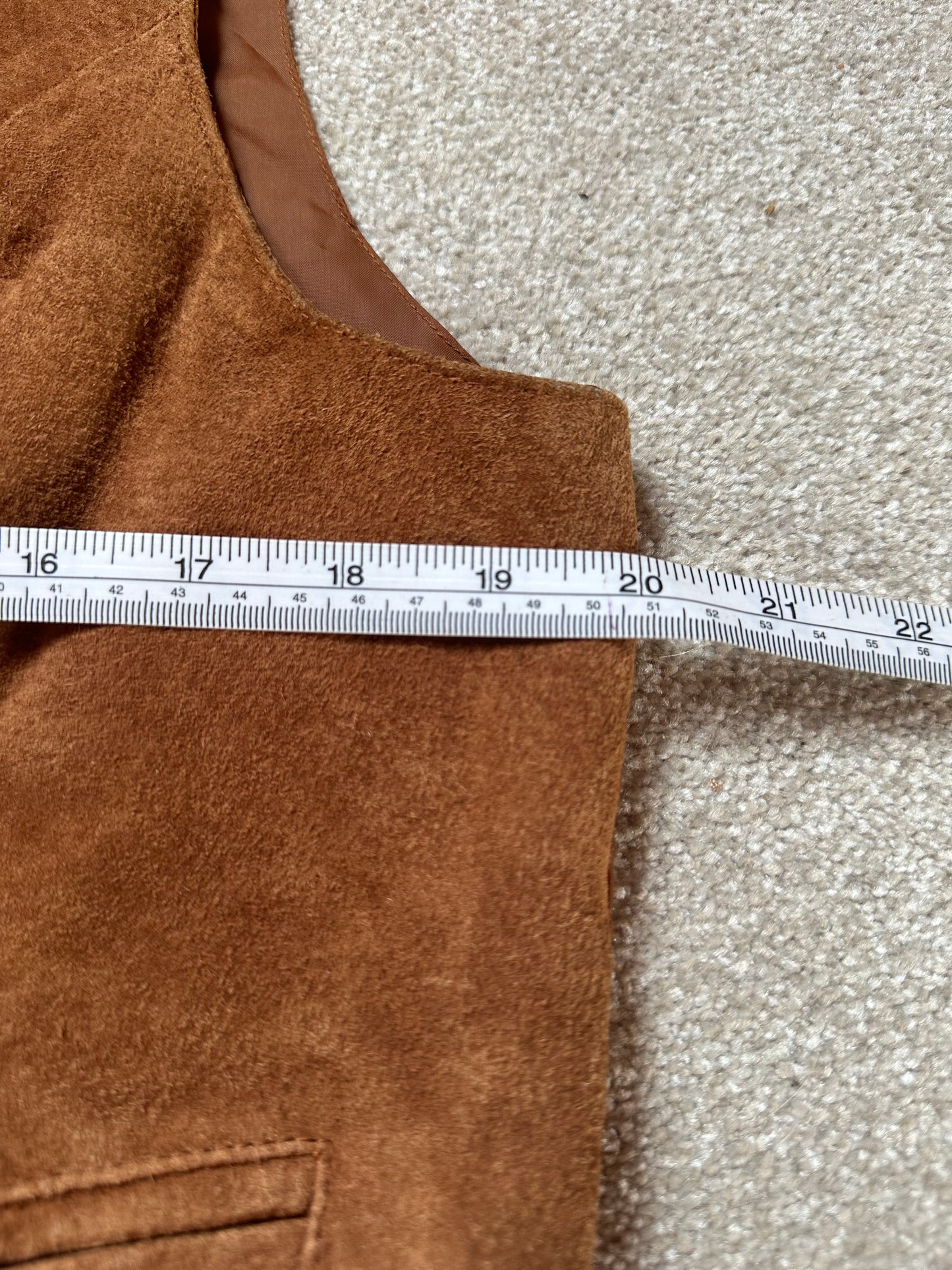 Vintage suade waistcoat size M/L