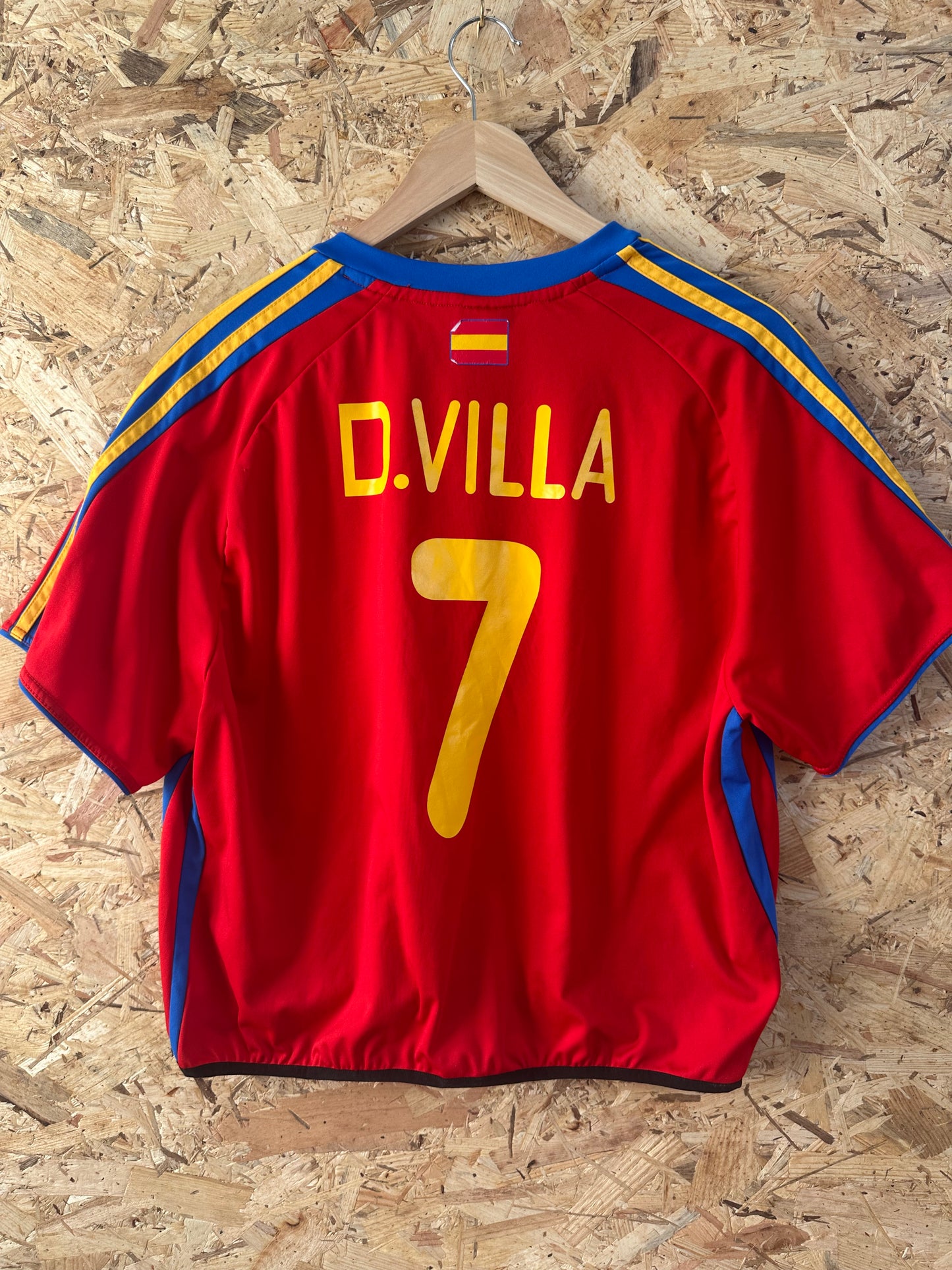 Cropped up-cycled football shirt XL (16)