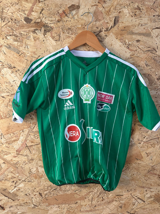 Cropped up-cycled football shirt M (10-12)