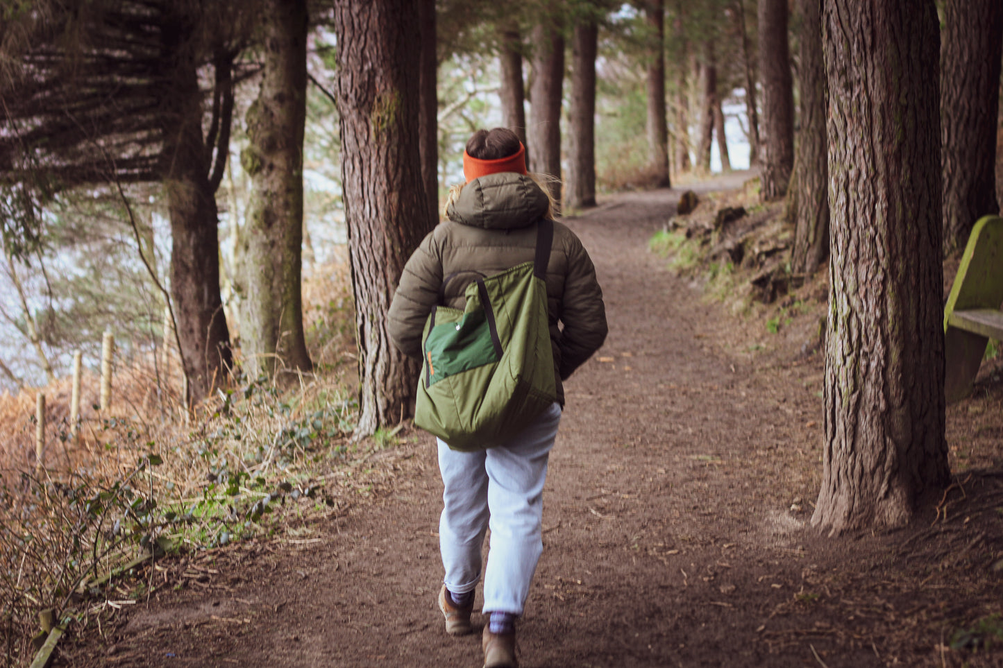 Alpha Sleepy Tote Bag- Forest