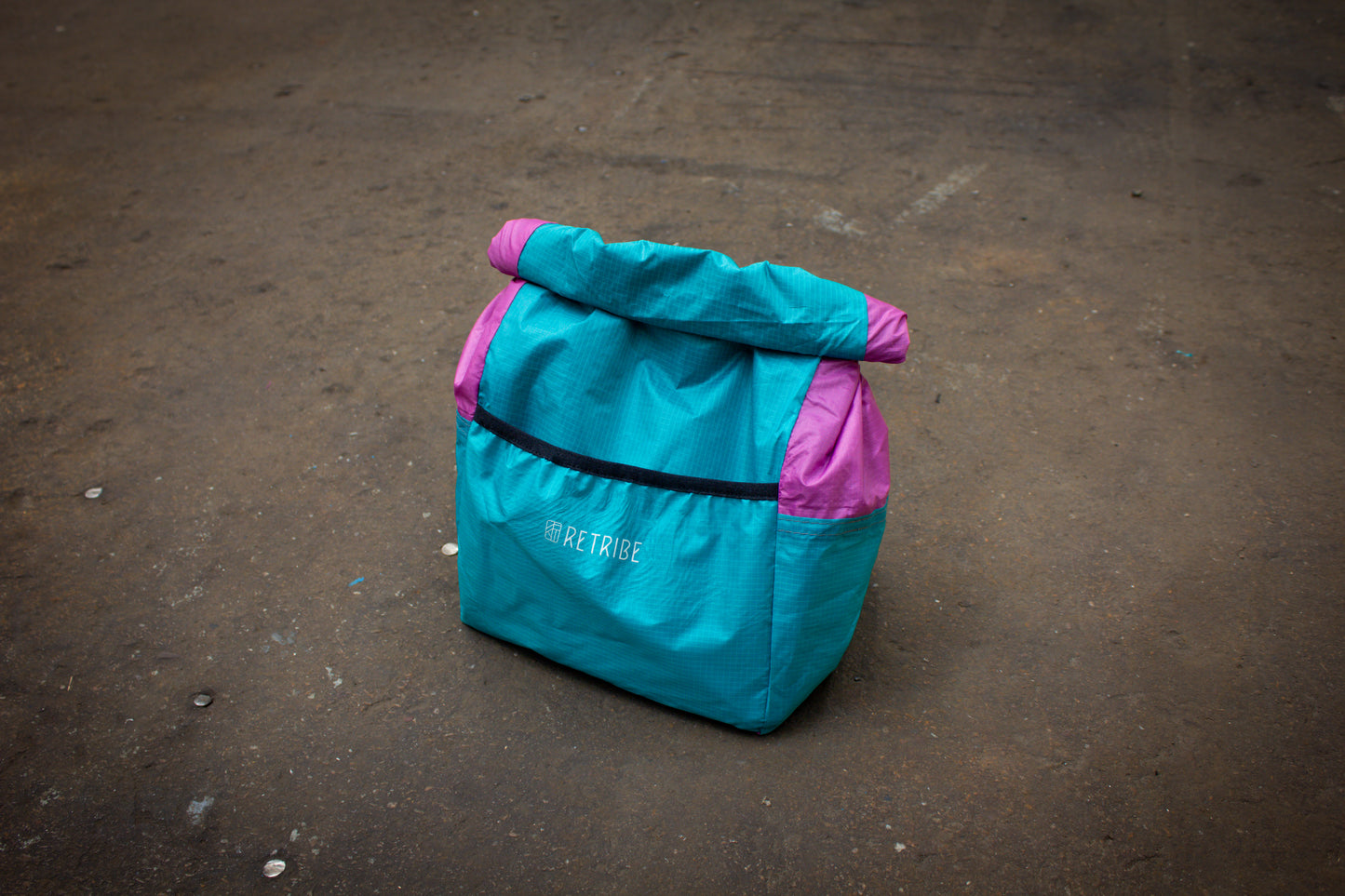 Circular Upcycled Lunch Bag Purple