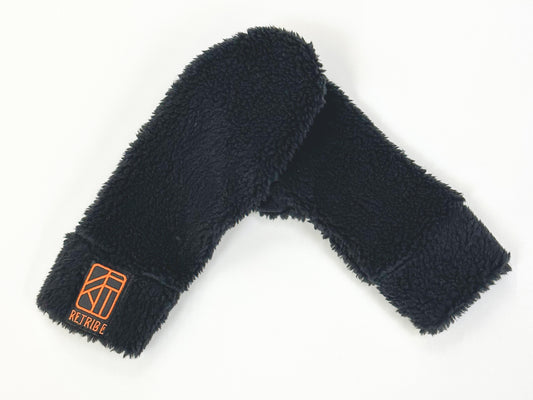 Fluffy Mittens- Black