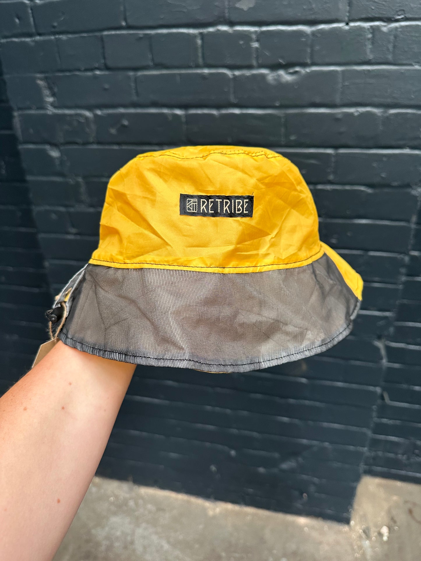 Circular Bucket Hat - Made from salvaged festival tents