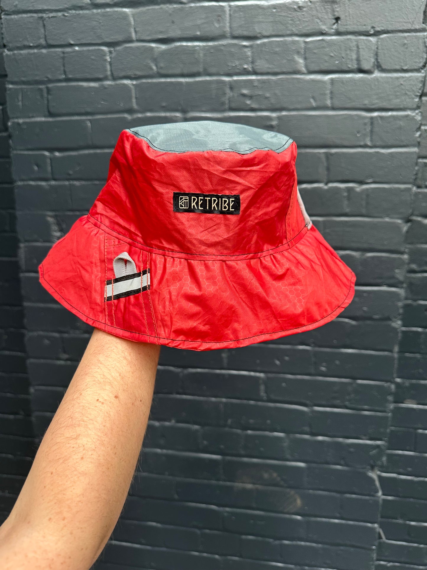 Circular Bucket Hat - Made from salvaged festival tents